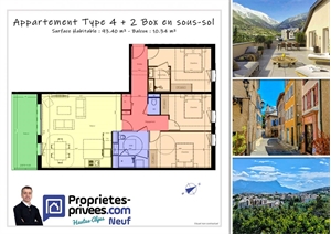 t4 à la vente -   05200  EMBRUN, surface 93 m2 vente t4 - UBI430054628